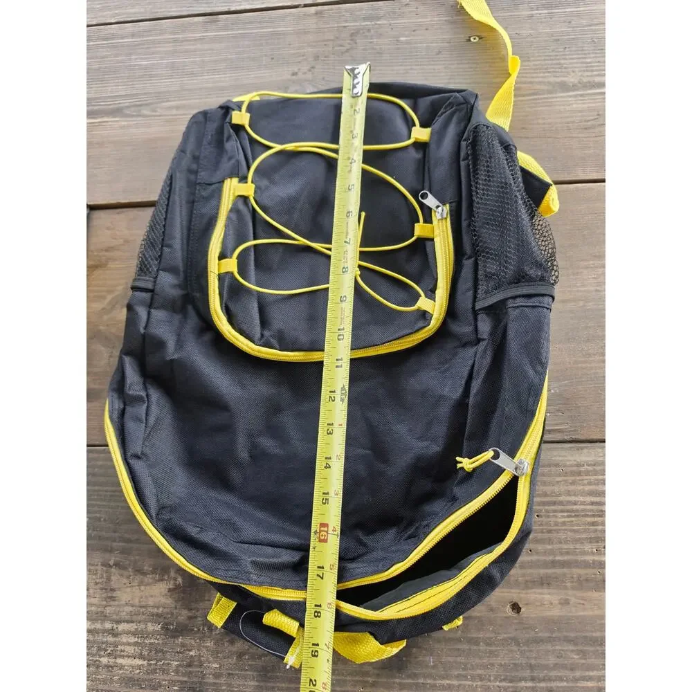 Black n yellow Backpack